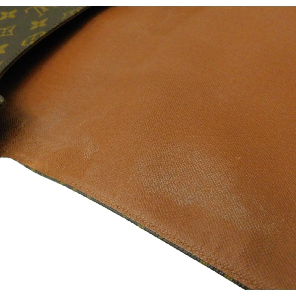 LOUIS VUITTON Musette Monogram Canvas Crossbody Bag Brown